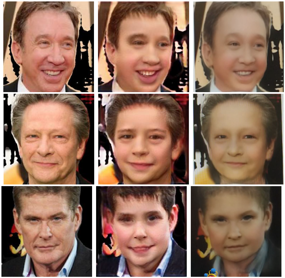 Teaser image for Adult2Child Age Regression Using CycleGANs